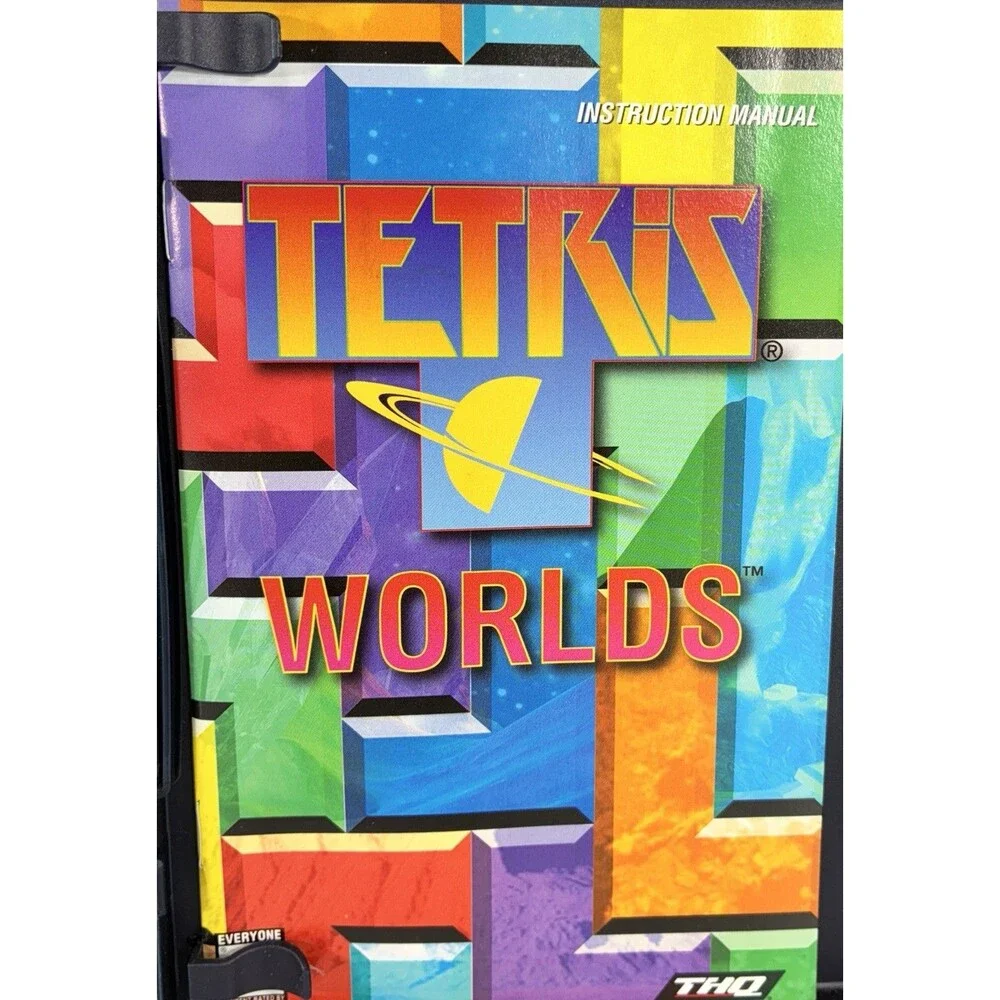 Tetris Worlds Sony PlayStation 2 Vintage 2002 THQ Complete with Manual Tested